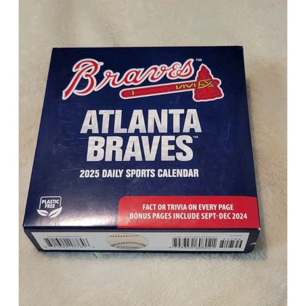 ATLANTA BRAVES TURNER LICENSING 2025 DAILY SPORTS CALENDAR